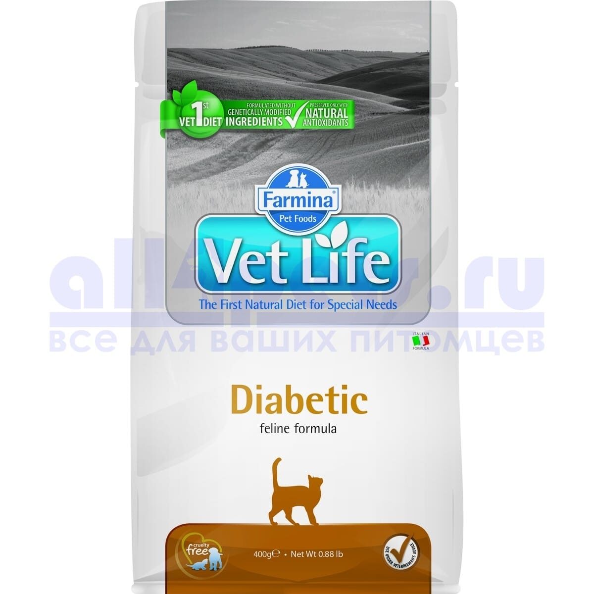 Farmina VetLife Cat Diabetic (0,4кг)