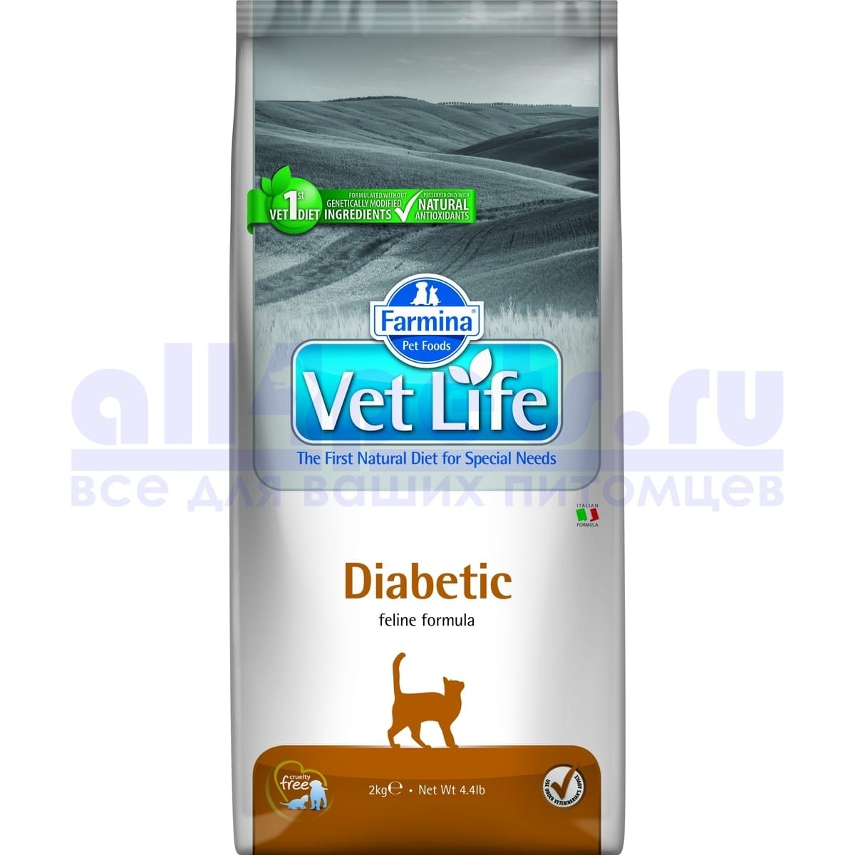 Farmina VetLife Cat Diabetic (2кг)