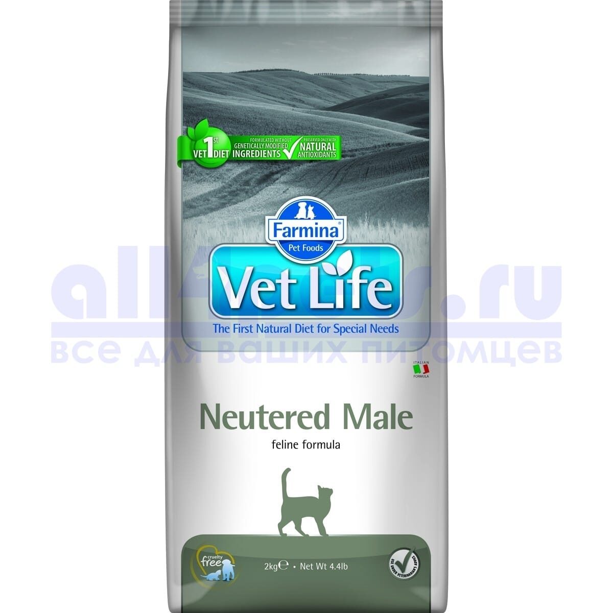Farmina VetLife Cat Neutered Male (2кг)