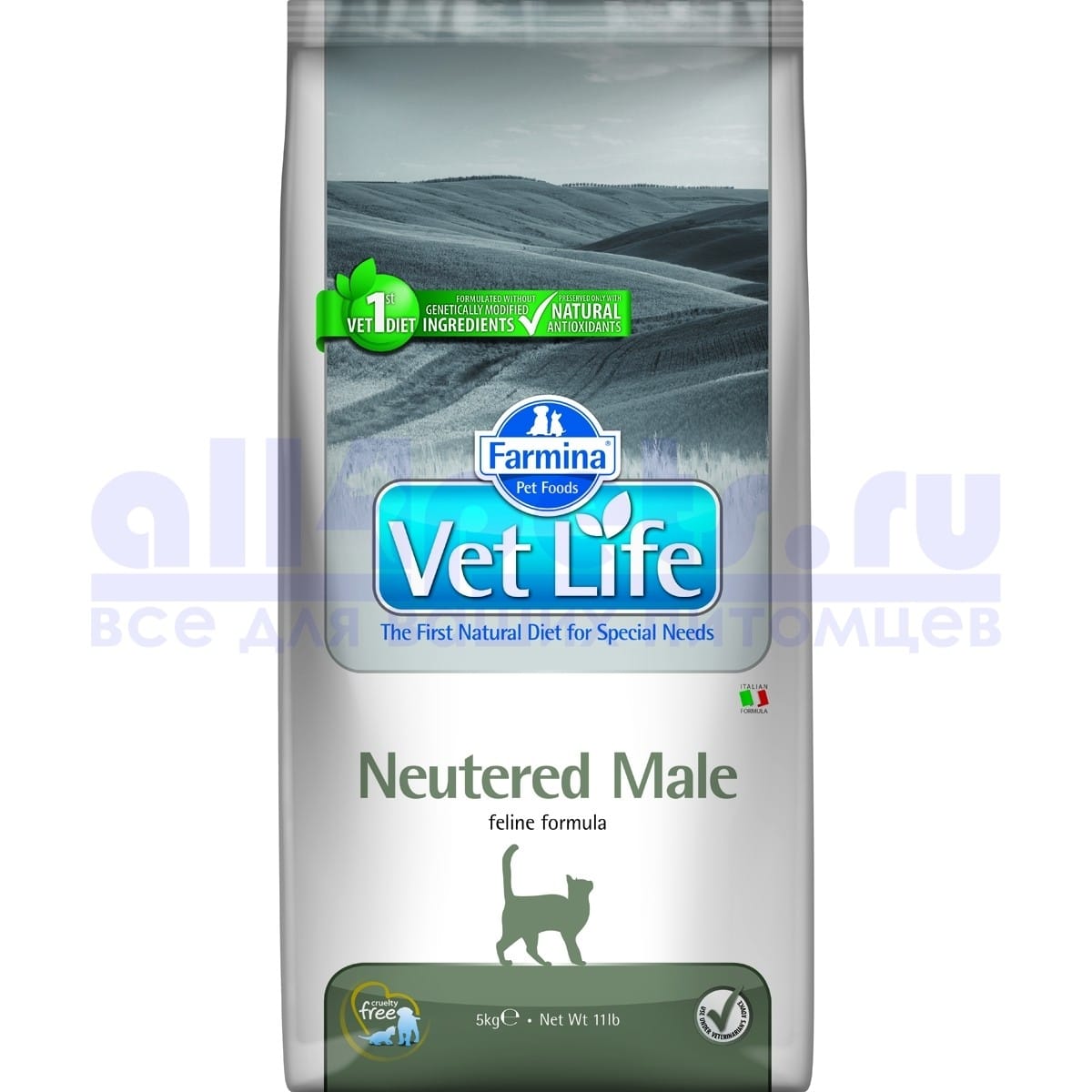 Farmina VetLife Cat Neutered Male (5кг)