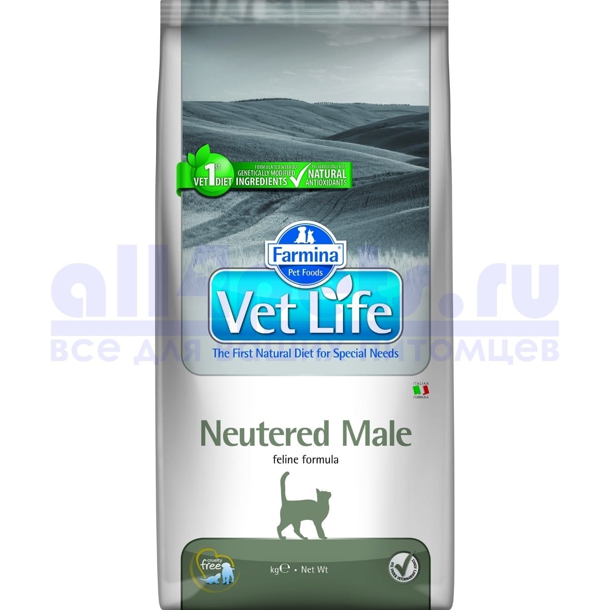 Farmina VetLife Cat Neutered Male (10кг)