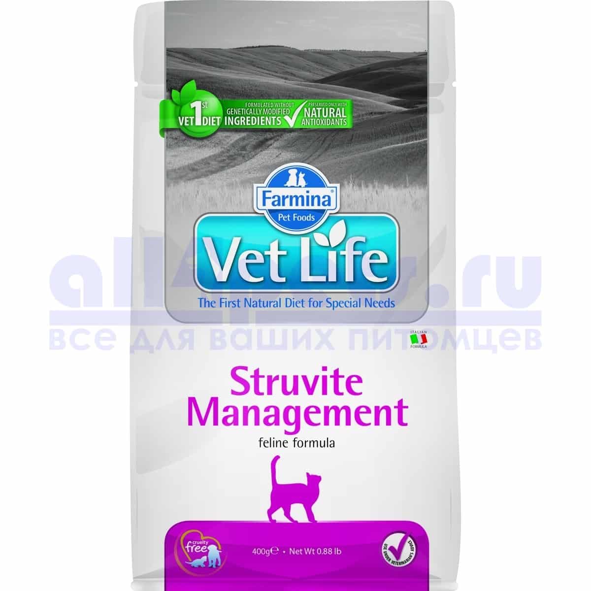 Farmina VetLife Cat Struvite Management (0,4кг)