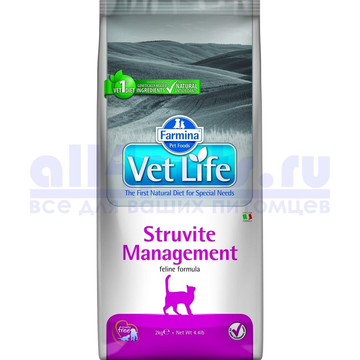 Farmina VetLife Cat Struvite Management (2кг)