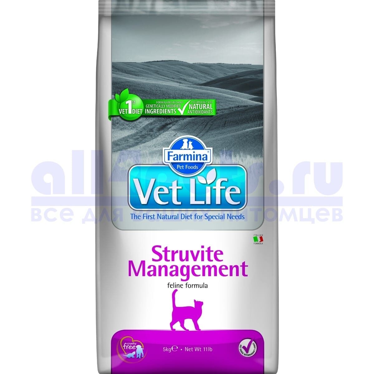 Farmina VetLife Cat Struvite Management (5кг)