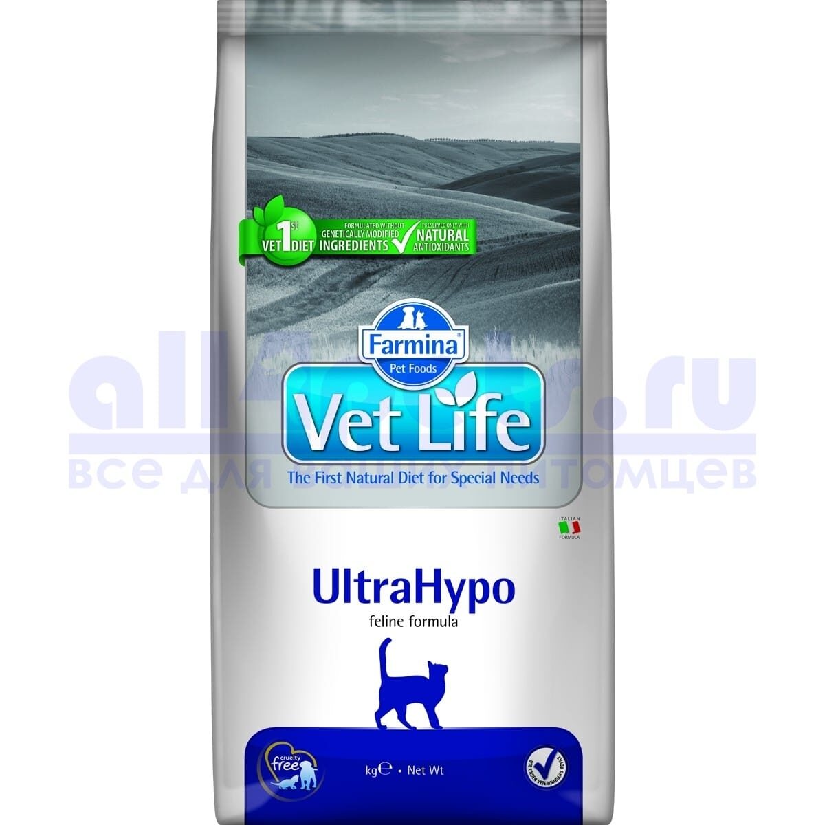 Farmina VetLife Cat UltraHypo (10кг)