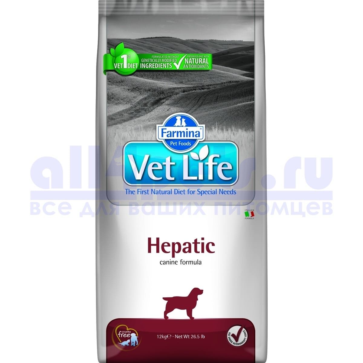 Farmina VetLife Dog Hepatic (12кг)