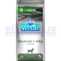 Farmina VetLife Dog Neutered 1-10kg (12кг)