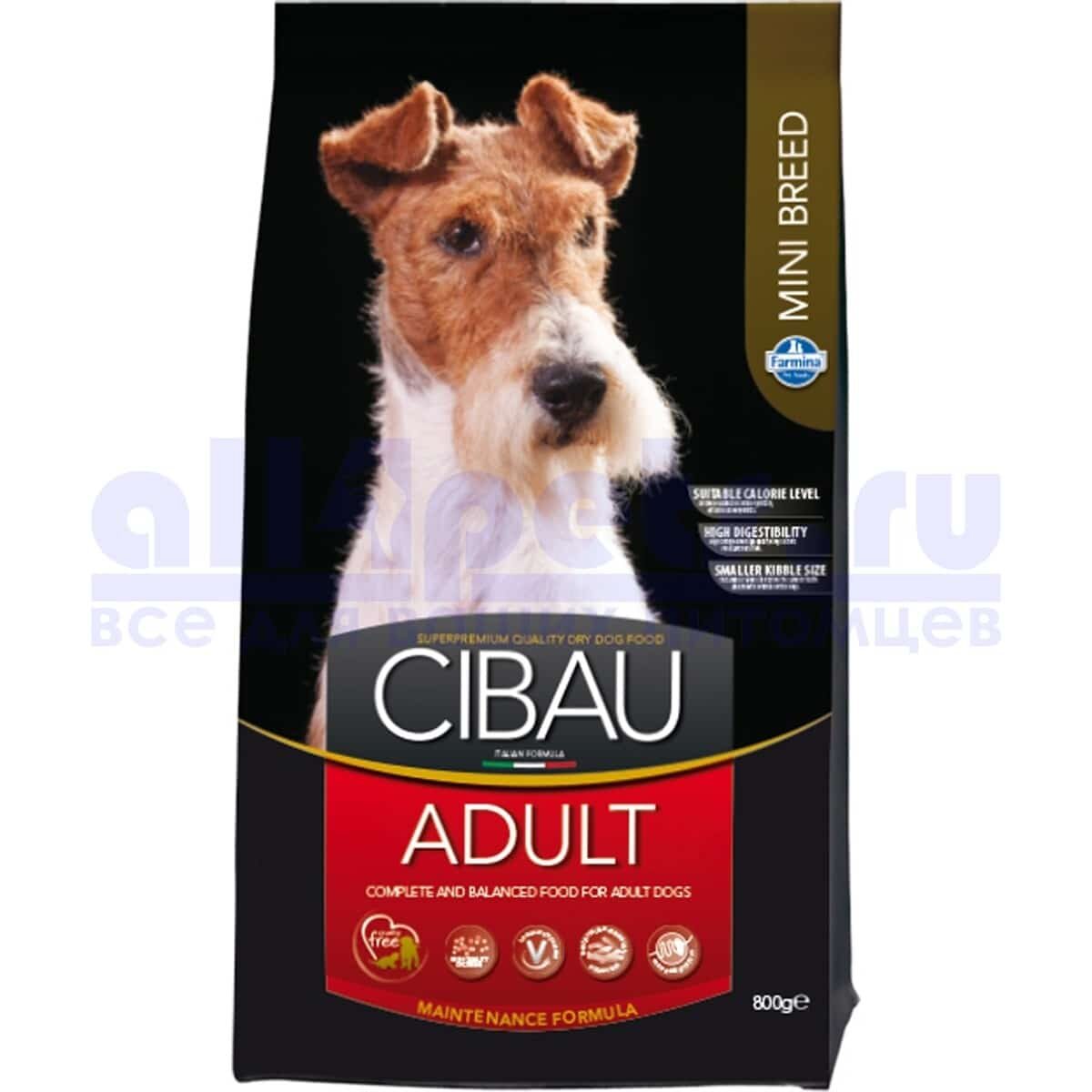 CIBAU Adult Mini breed (0,8кг)