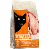 Полнорационный сухой корм Statera для стерилизованных кошек (С цыпленком, 800г)
