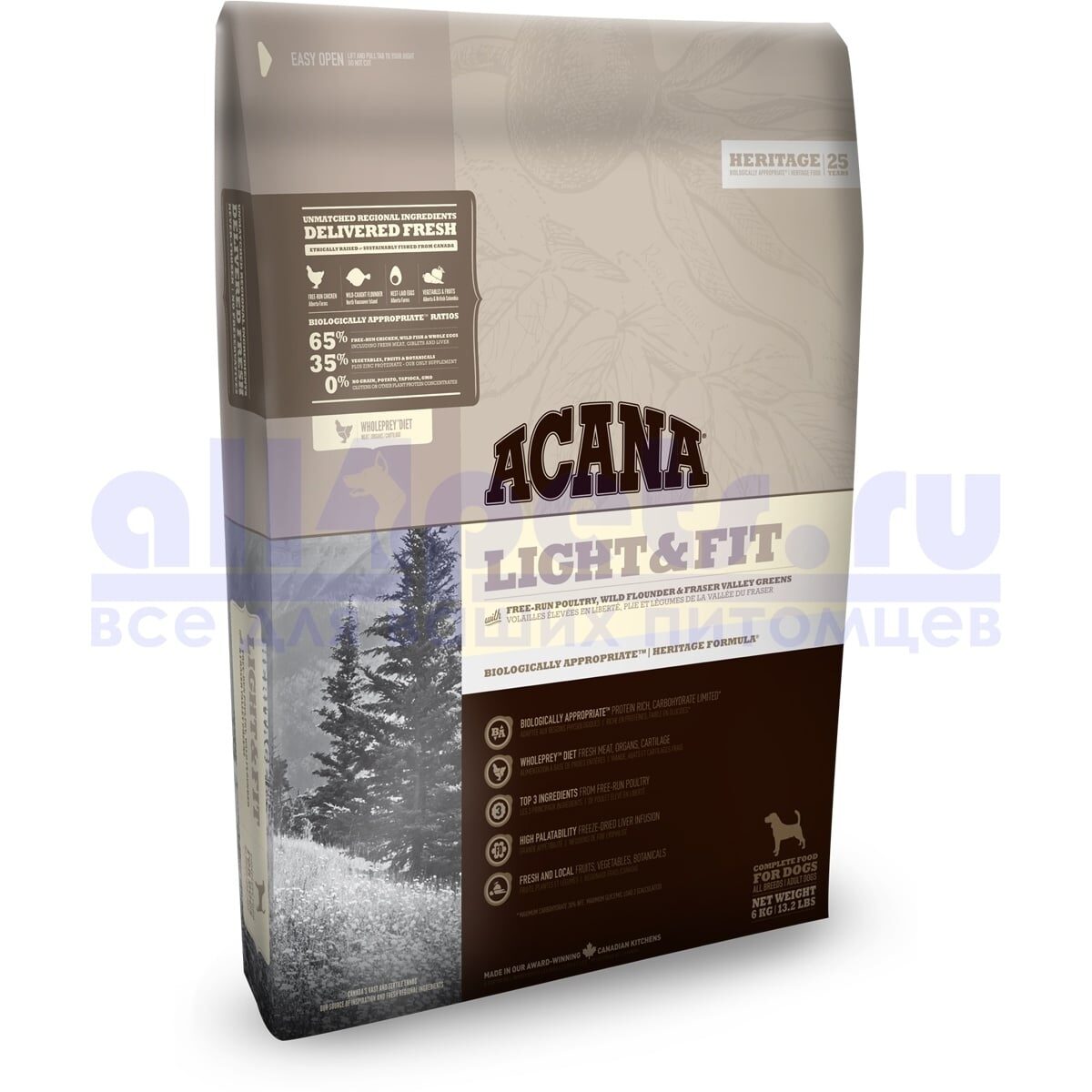 ACANA Heritage Light and Fit (11.4кг)