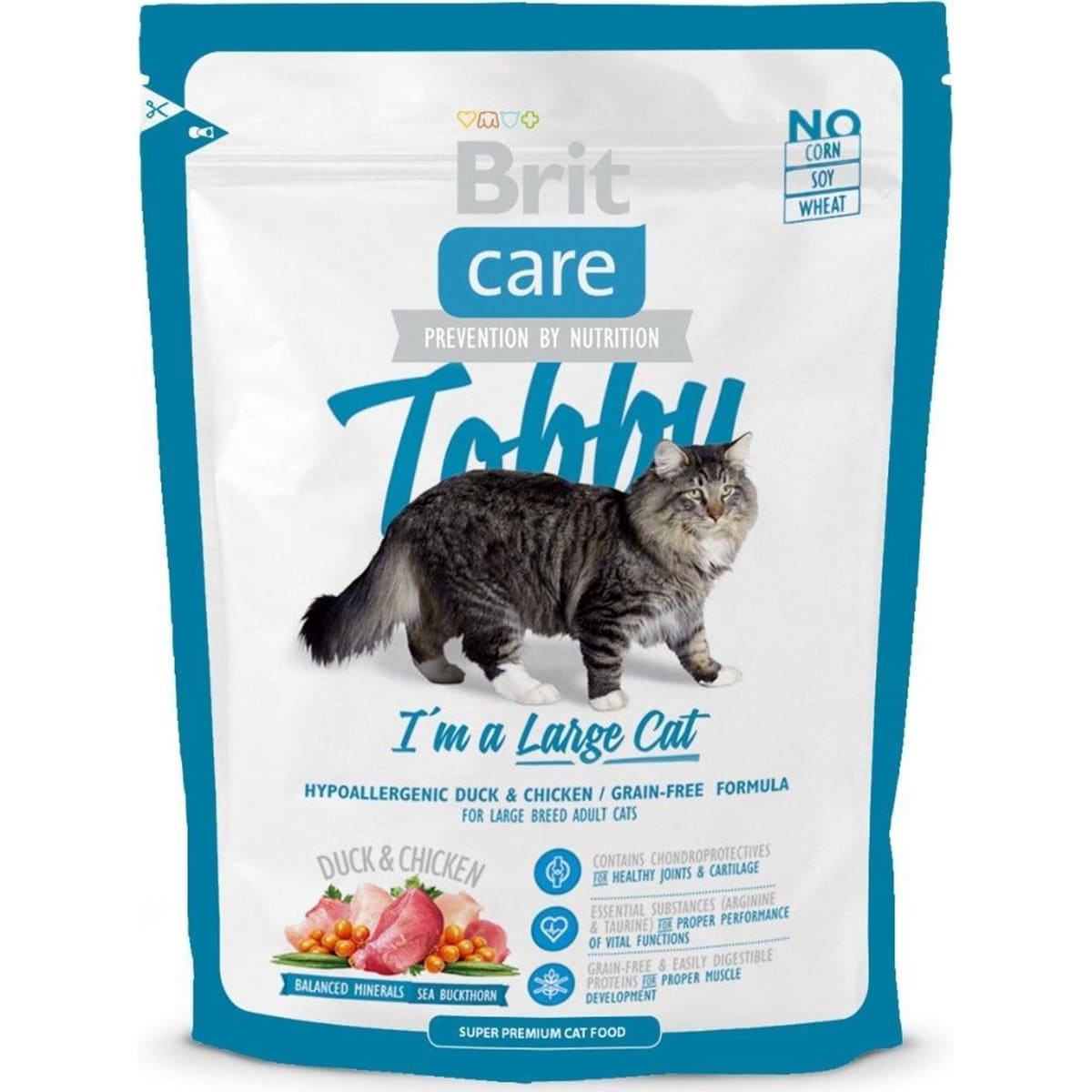 Brit Care TOBBY I’m a large cat (0,4кг)