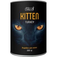 Dailycat Unique line Kitten with Turkey (0,3кг)