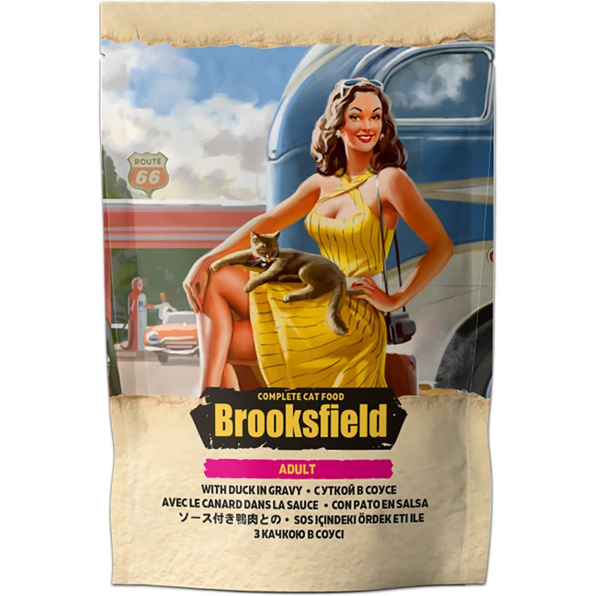 Brooksfield Adult with duck in gravy (85г)