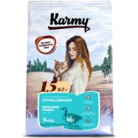 Karmy Cat Adult Hypoallergenic для взрослых кошек склонных к пищевой аллергии (С уткой, 1.5кг)