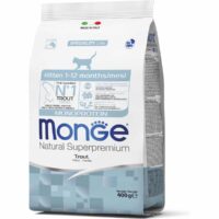 Сухой корм Monge Kitten Monoprotein для котят (С форелью, 400г)