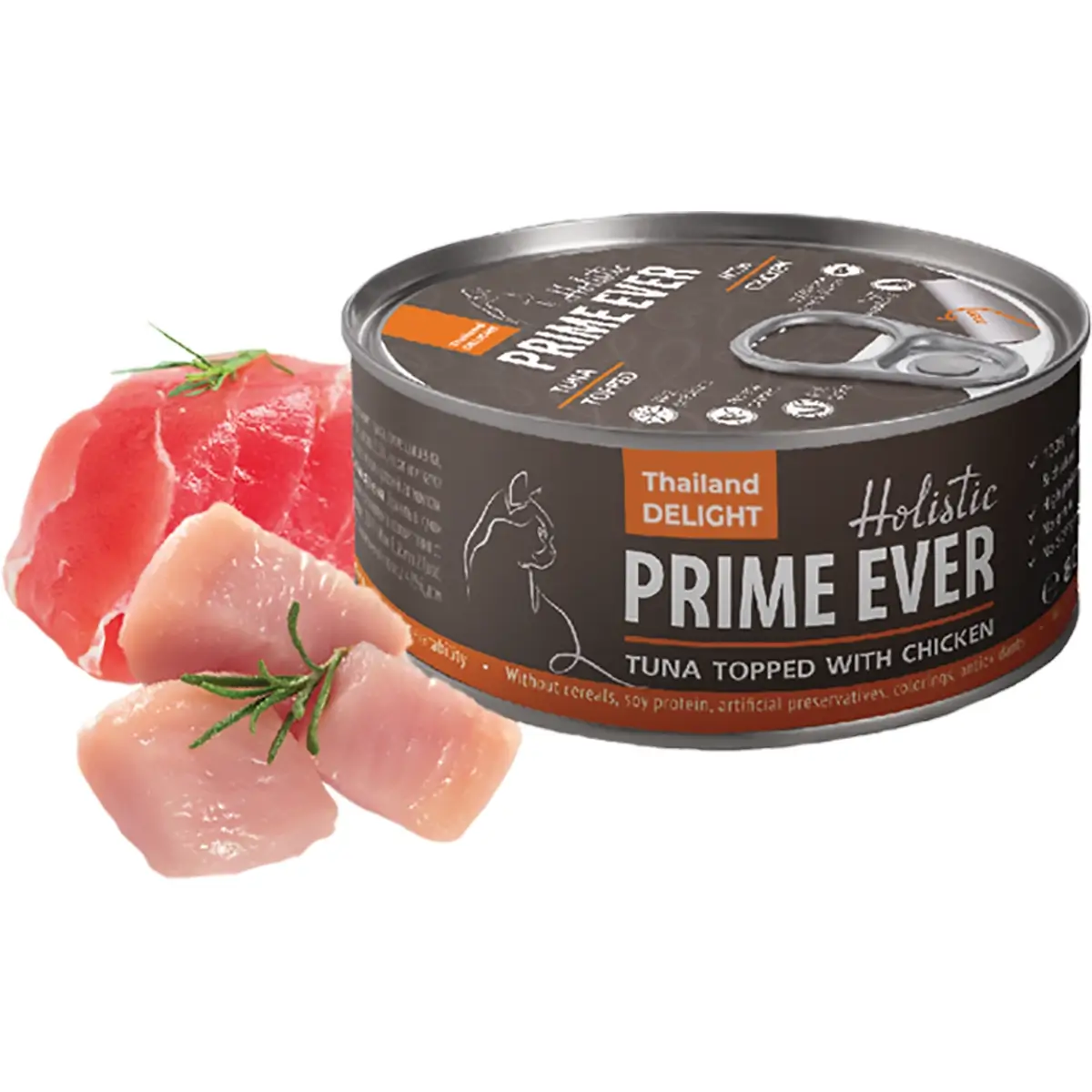 Консервы Prime Ever Tuna topped with Chicken для кошек