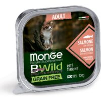 Monge Cat BWild Grain free Adult Salmon with vegetables (100г)