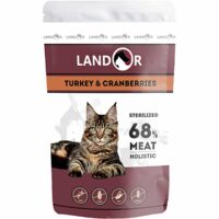 Landor Adult sterilized cat with turkey&cranberries (85г)