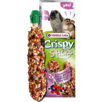 Лакомство-палочки Versele-Laga Crispy Sticks для кроликов и шиншилл (С лесными ягодами, 2х55г)