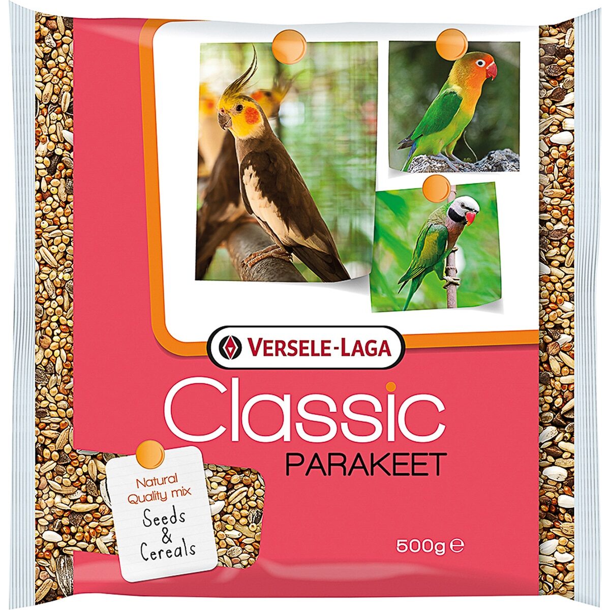 Корм Versele-Laga Classic Big Parakeet для средних попугаев (500г)