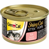 Консервированный корм GimCat ShinyCat для котят (Из цыпленка, жестяная банка, 70г)