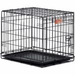 Клетка-вольер MidWest iCrate для животных (Однодверная, черная, 61х46х48h см)