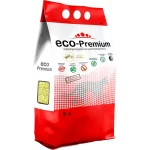 Наполнитель ECO-Premium для кошачьего туалета (Древесный комкующийся с ароматом ромашки, 5л)