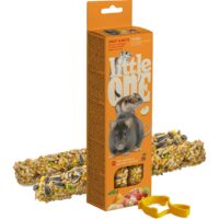 Лакомства Little One Sticks для грызунов (Палочки с фруктами и орехами, 2х60г)