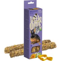 Лакомства Little One Sticks для морских свинок, кроликов и шиншилл (Палочки с луговыми травами и цветами, 2х55г)