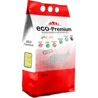 Наполнитель ECO-Premium для кошачьего туалета (Древесный комкующийся с ароматом ромашки, 20л)