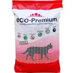 Наполнитель ECO-Premium Green для кошачьего туалета (Древесный комкующийся, 55л)