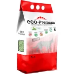 Наполнитель ECO-Premium для кошачьего туалета (Древесный комкующийся с ароматом зеленого чая, 5л)