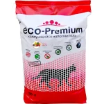 Наполнитель ECO-Premium для кошачьего туалета (Древесный комкующийся с ароматом тутти-фрутти, 55л)