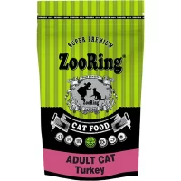 Сухой корм ZooRING Adult Cat Turkey для взрослых кошек (С индейкой, 350г)