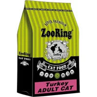 Сухой корм ZooRING Adult Cat Turkey для взрослых кошек (С индейкой, 10кг)